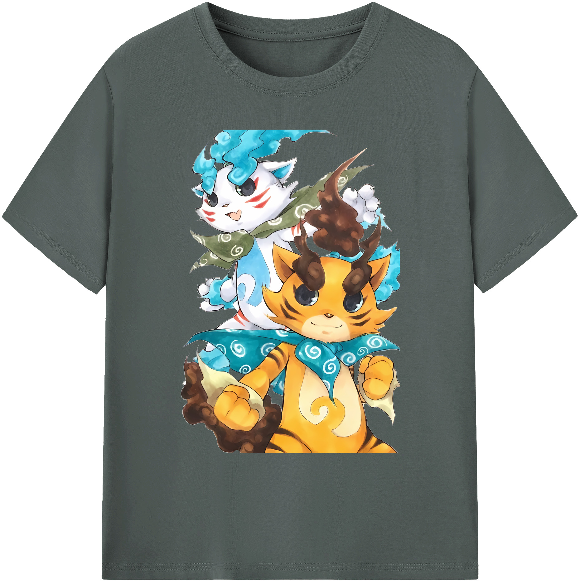 （画像用） 妖怪ウォッチ Yo-kai Watch 綿100％ メンズ半袖Tシャツ｜肌触りやわらか＆通気性